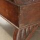 Antique Louis-Philippe canapé in walnut and fabric, Italy, 19th century
