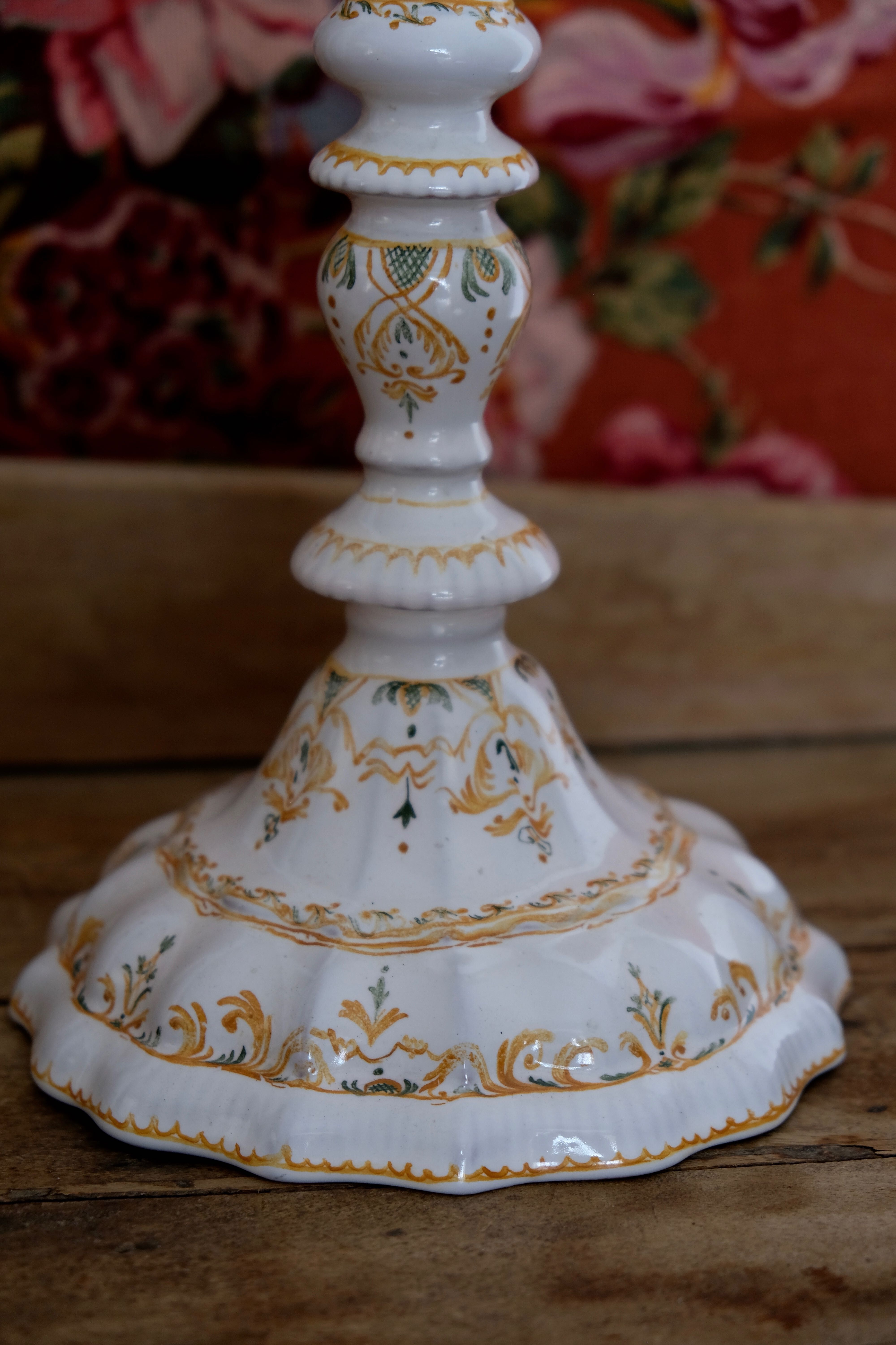 Moustier candlestick