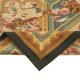 Handmade European Vintage Aubusson Kilim 280 cm x 369 cm