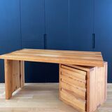 Articulated desk 1950-1960 solid pine