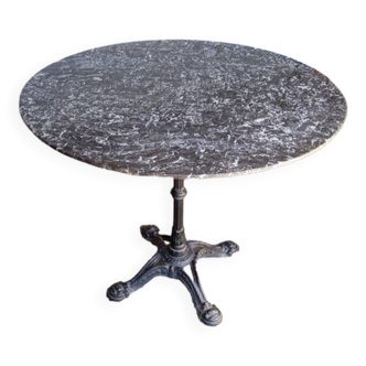 80cm marble bistro table / 4-person pedestal table