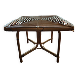 Rattan coffee table