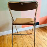 Folding chair fold chair Souvignet vintage 70'