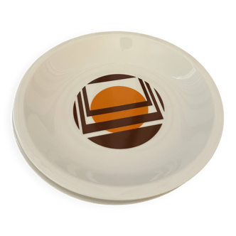 Lot d’assiettes creuses 70