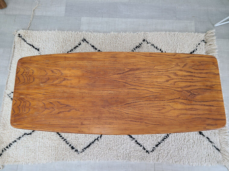 Table basse vintage design scandinave 1950