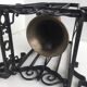 Cloche avec support fer forgé art déco