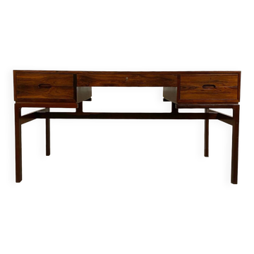 Danish Palisander Desk by Arne Wahl Iversen 60s