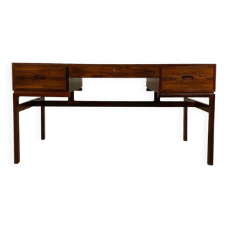 Danish Palisander Desk by Arne Wahl Iversen 60s