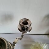 Silver-plated metal candelabrum chandelier SNPA with 4 lights