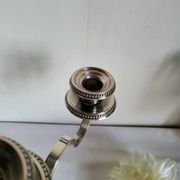 Silver-plated metal candelabrum chandelier SNPA with 4 lights