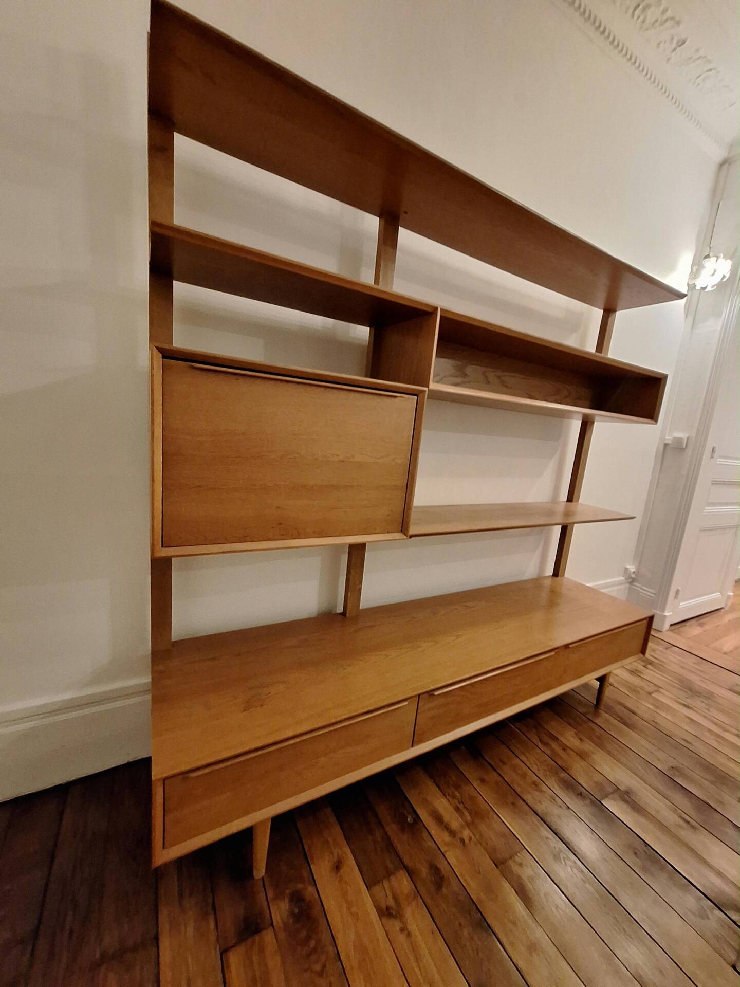 meuble living en chêne