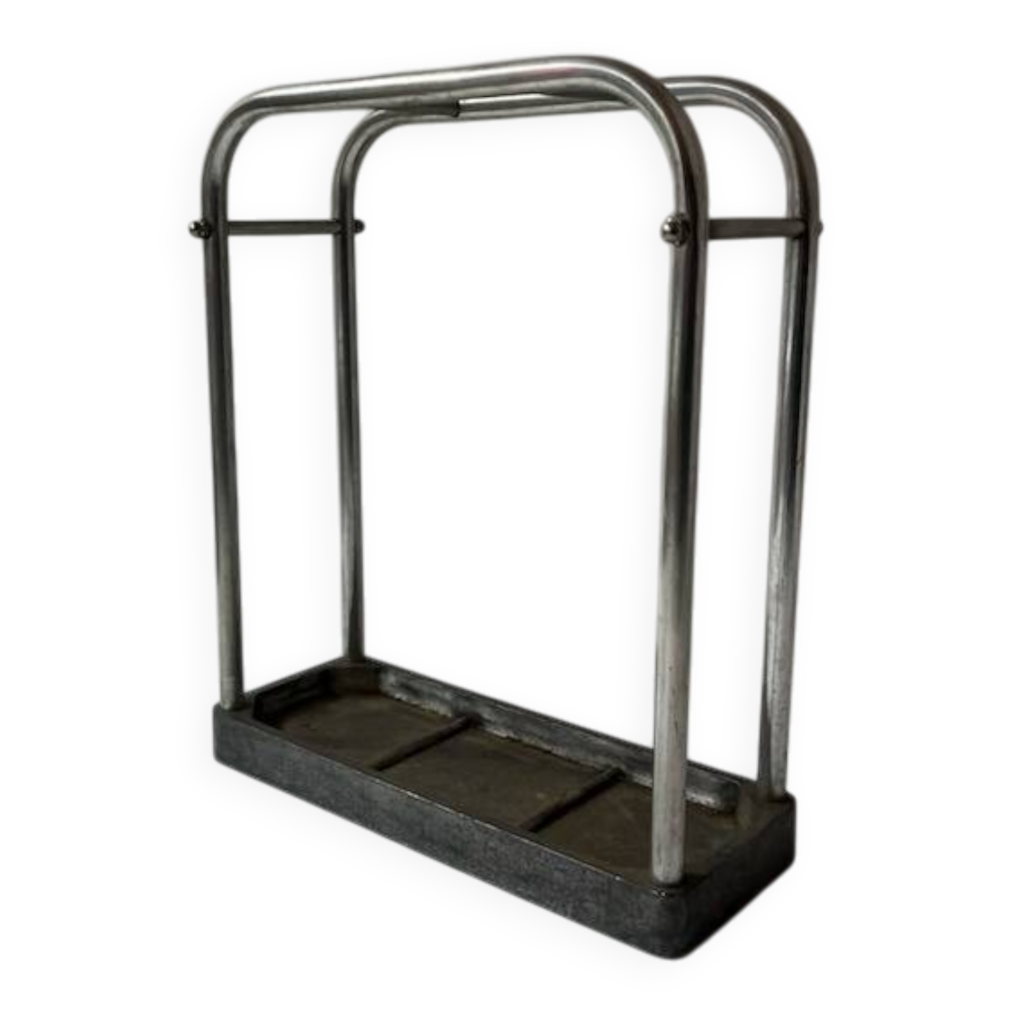 Chrome metal umbrella stands