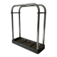 Chrome metal umbrella stands