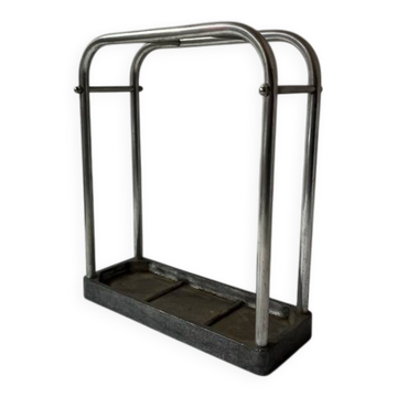 Chrome metal umbrella stands