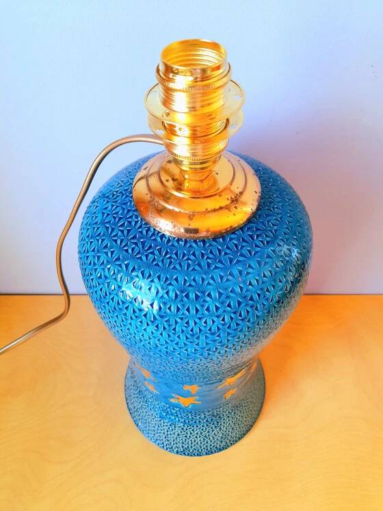 Ceramic lamp base A.Rousset Paris