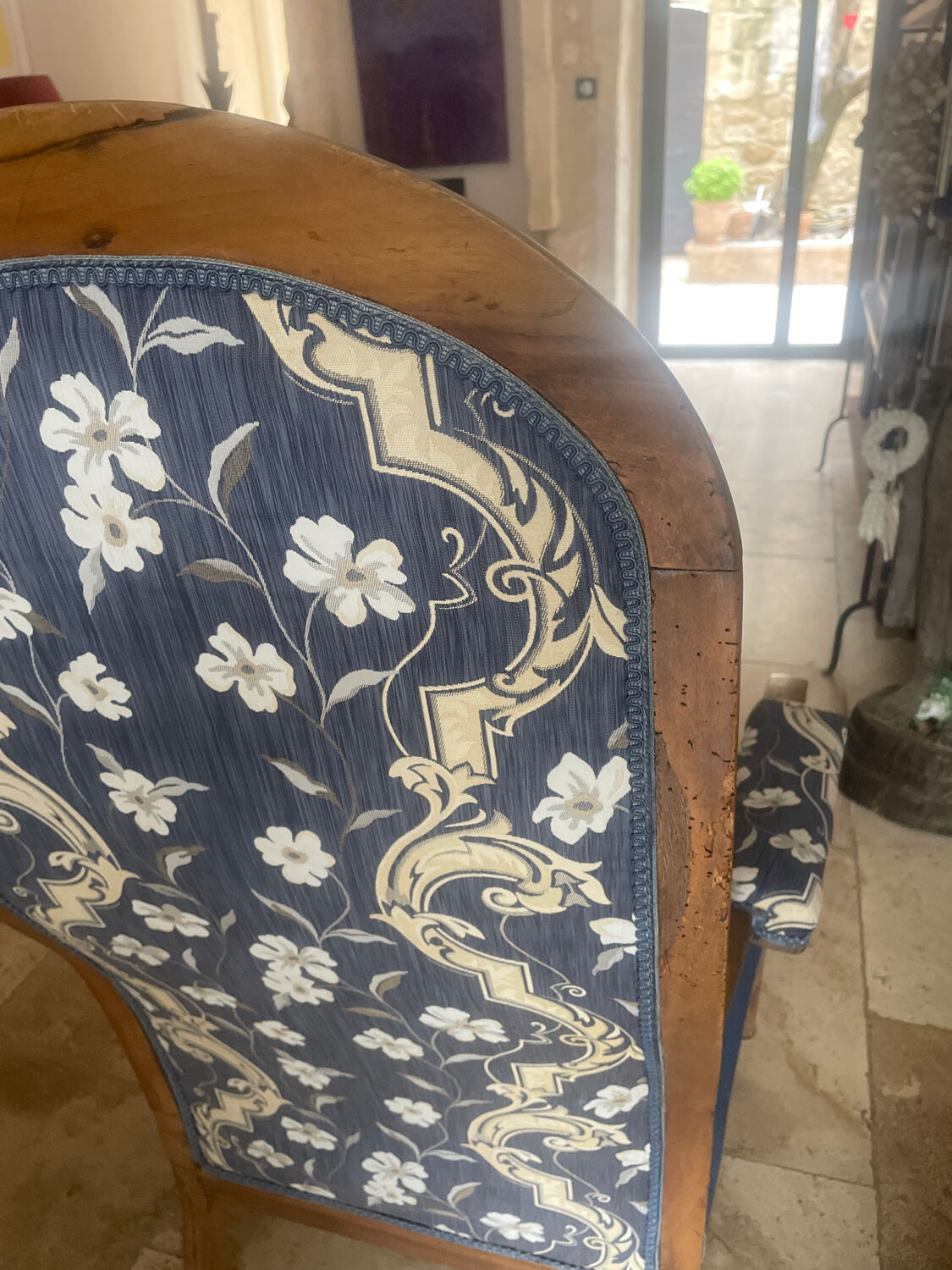 Voltaire armchair 19th century Restoration