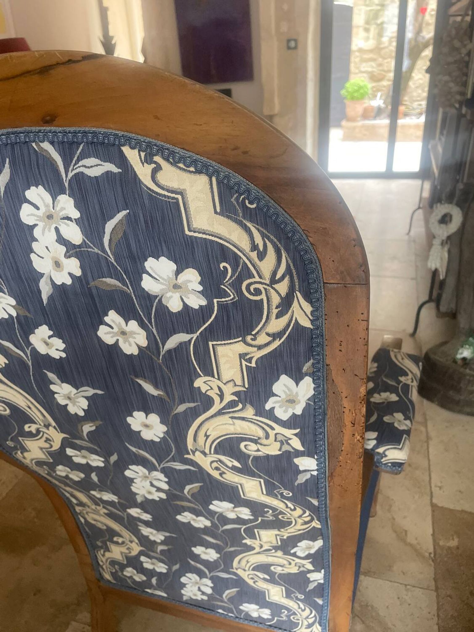 Voltaire armchair 19th century Restoration
