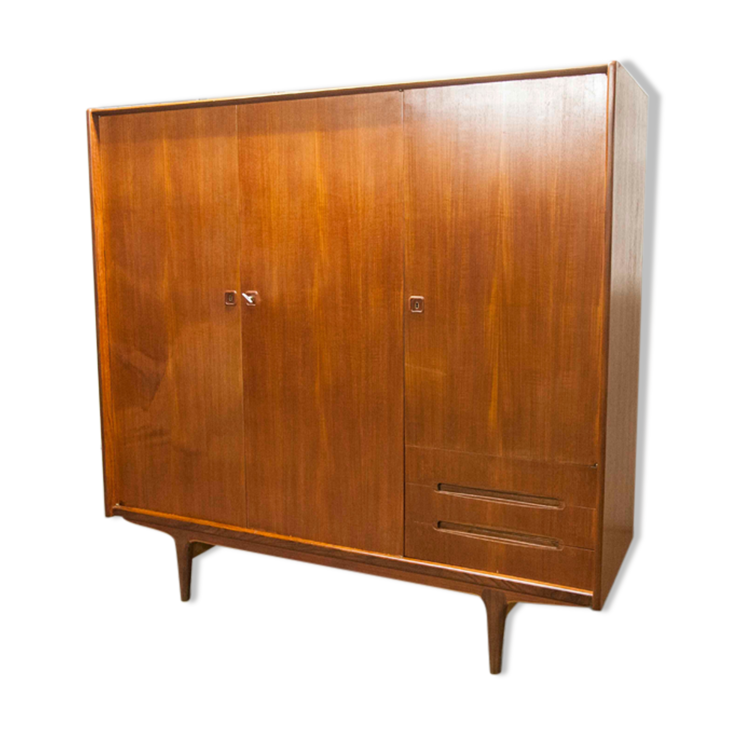 Scandinavian wardrobe 1960 Simat teak