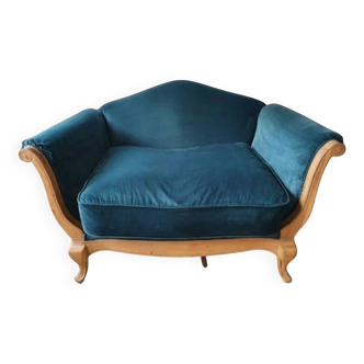 Grand fauteuil large pompadour