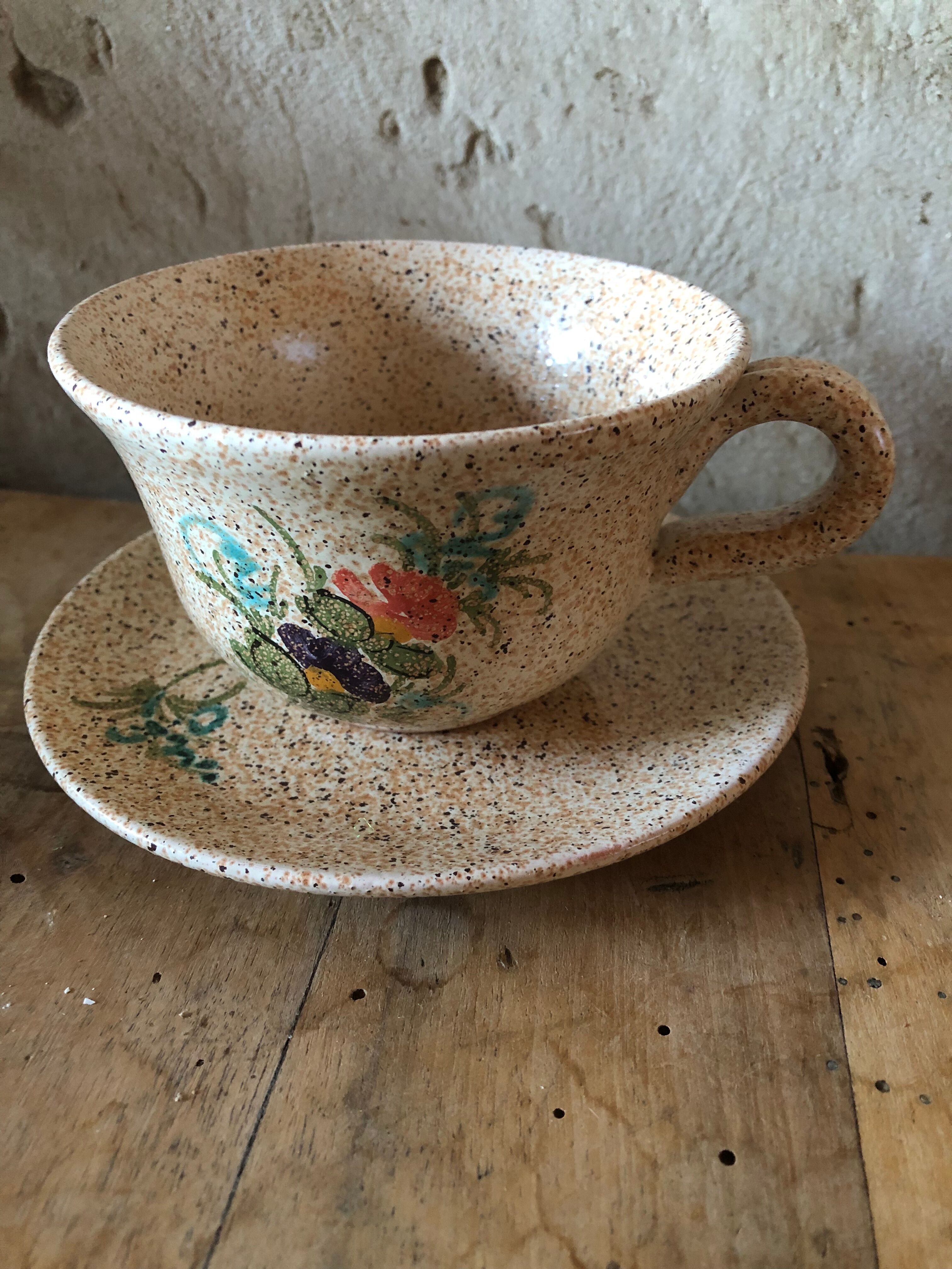 Handmade sandstone cups