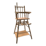 Wooden high chair for baby - Vintage