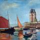 Old painting, Marine , signed 50/60s
