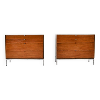 Set of 2 chests of drawers by Florence Knoll Bassett for Knoll International, 1960s
