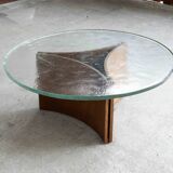 Brutalist coffee table, Germany, 1970's