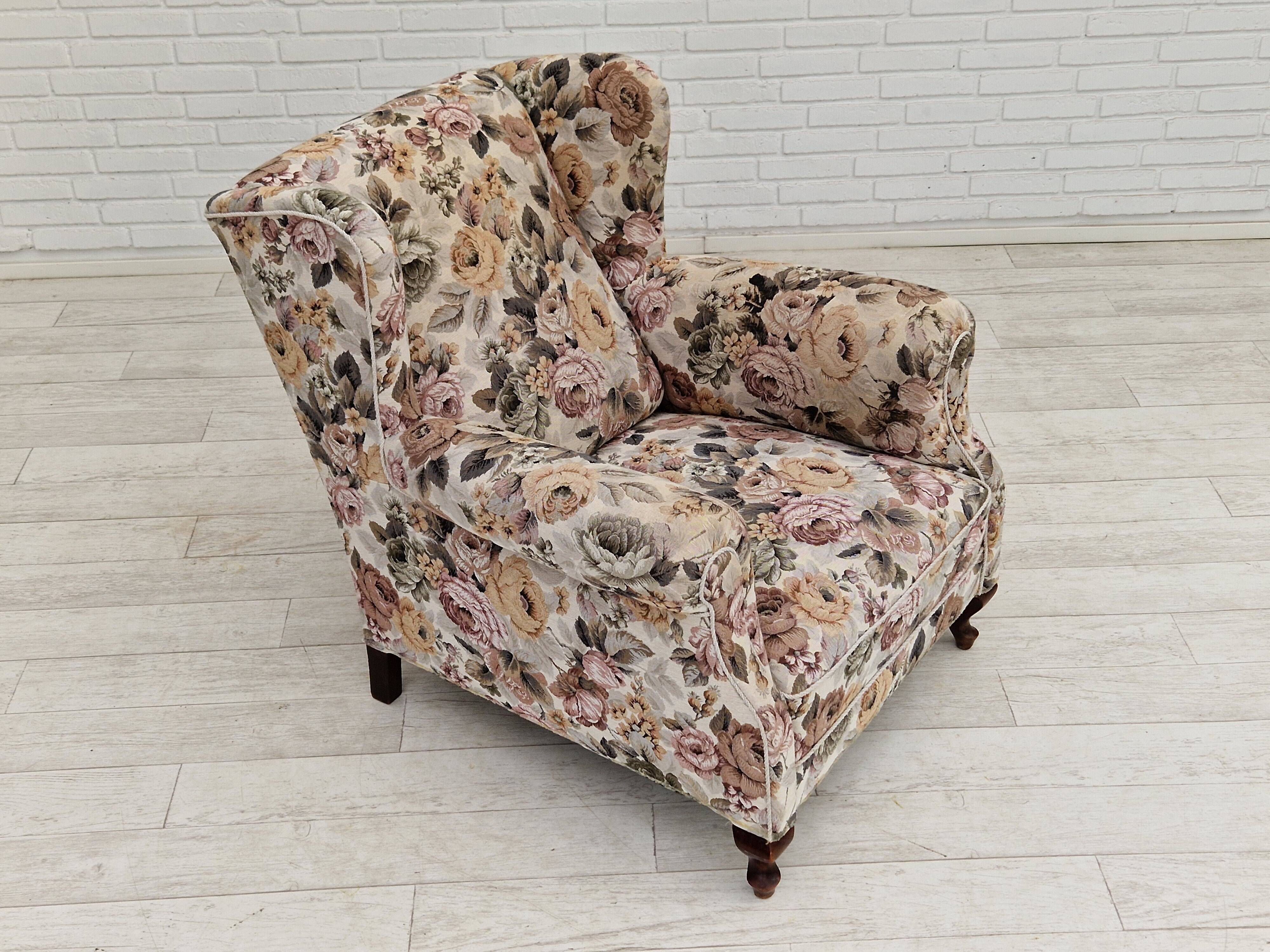1950s Danish armchair in fabric