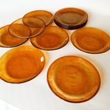 12 flat plates Arcoroc Sierra Ambre