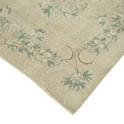 Hand-knotted wool turkish beige carpet 203 cm x 303 cm