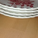 Assiettes porcelaine Lunéville