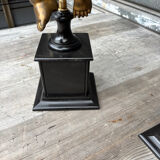 Pair of gilded cherubs on a Napoléon III base