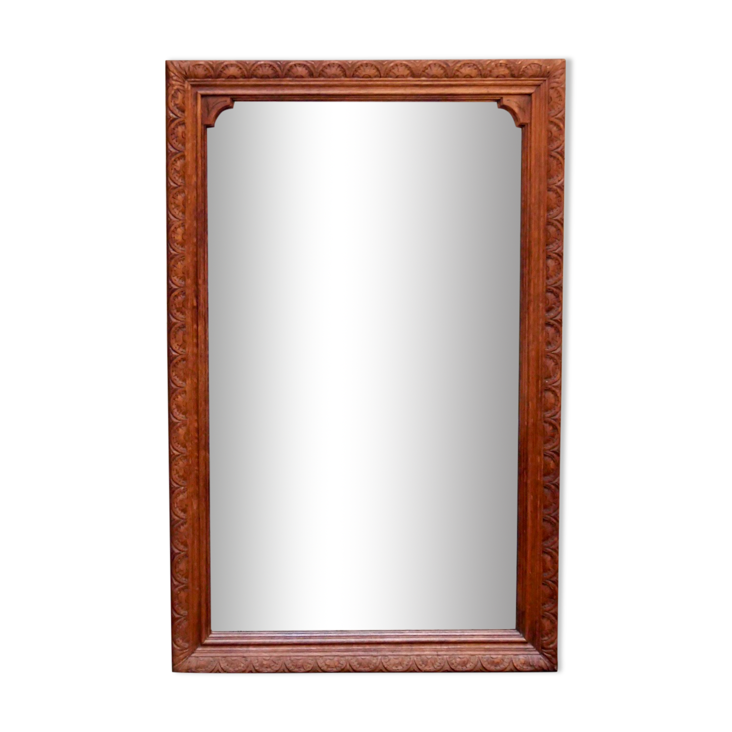 Carved wooden mirror 149x95cm