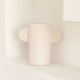 White amber ceramic vase - oustao