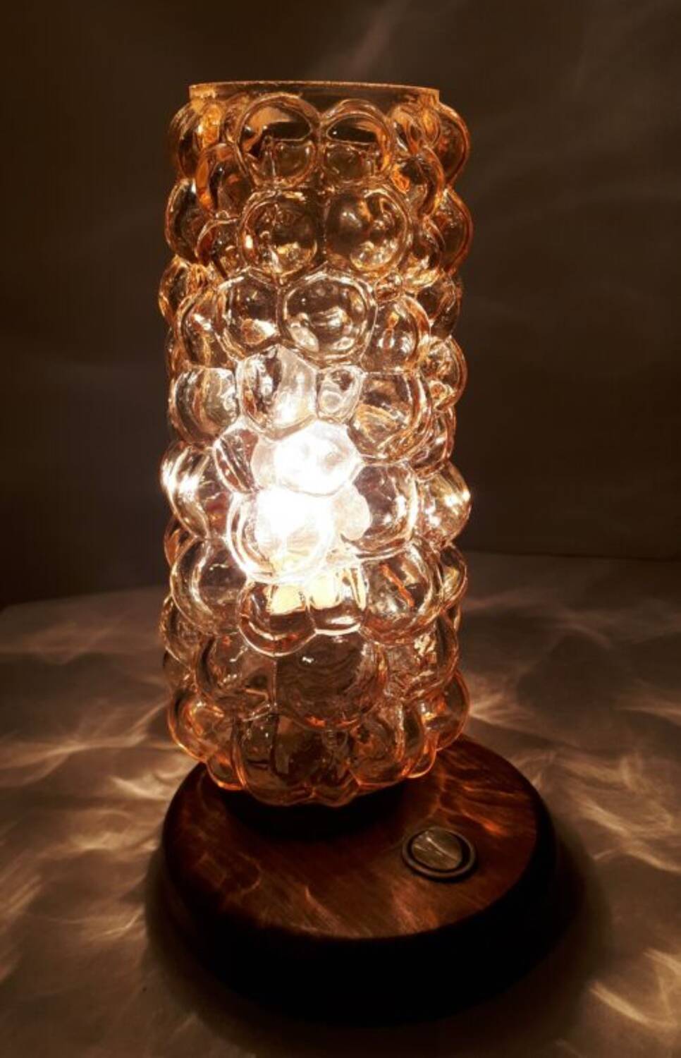 Bedside lamp from the 1960s and 1970s