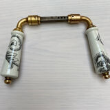 Poignées de porte en porcelaine
