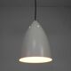 Vintage hanging lamp, aluminum shade, with new wire