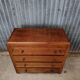Commode en bois massif vintage style art déco