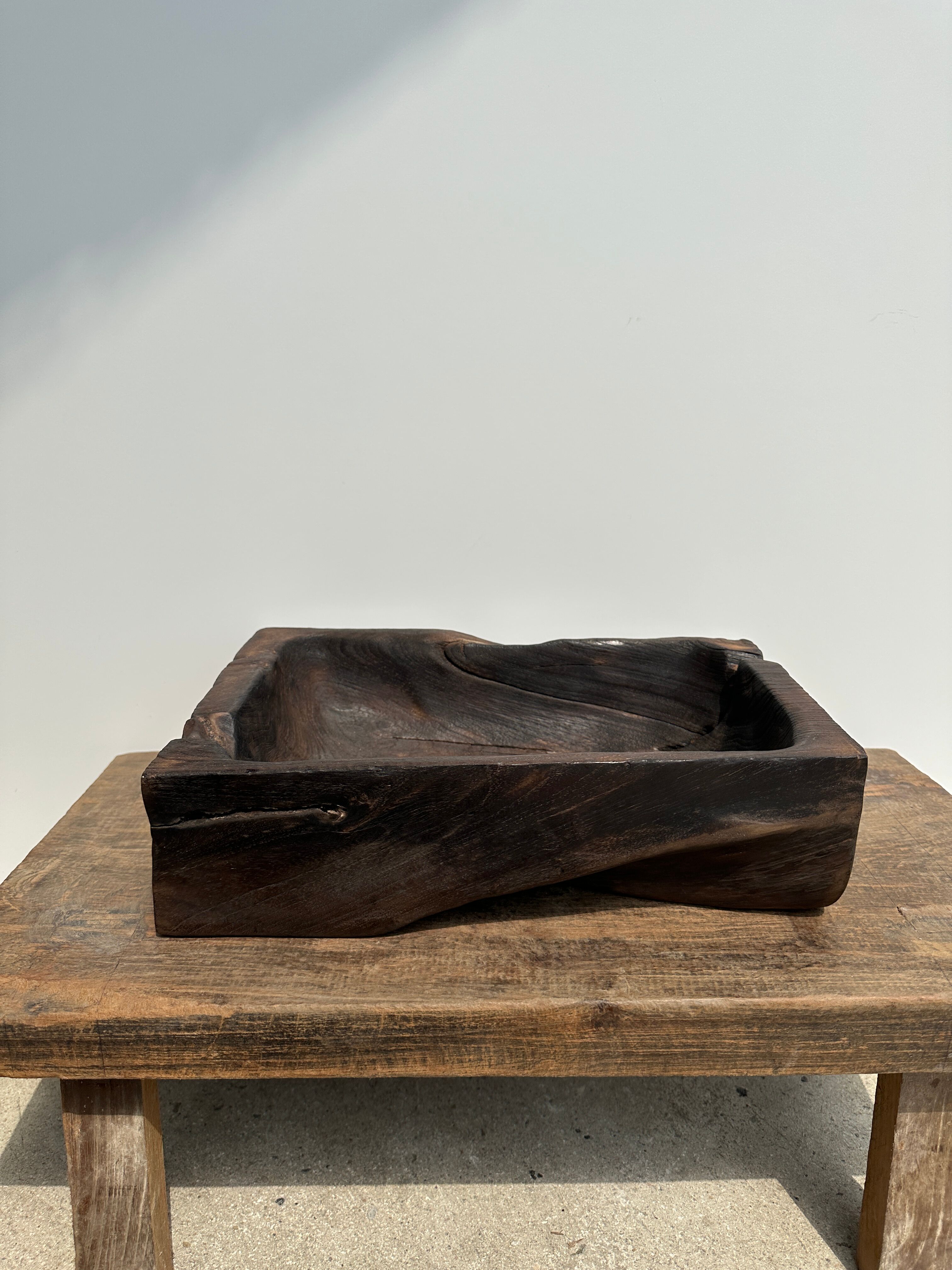 Asian teak empty pocket