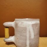 Ceramic mug circa 1960 signed cloutier