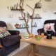 Solid oak coffee table