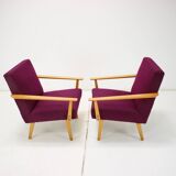 1960s Pair of Armchairs, Czechoslovakia