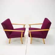 1960s Pair of Armchairs, Czechoslovakia