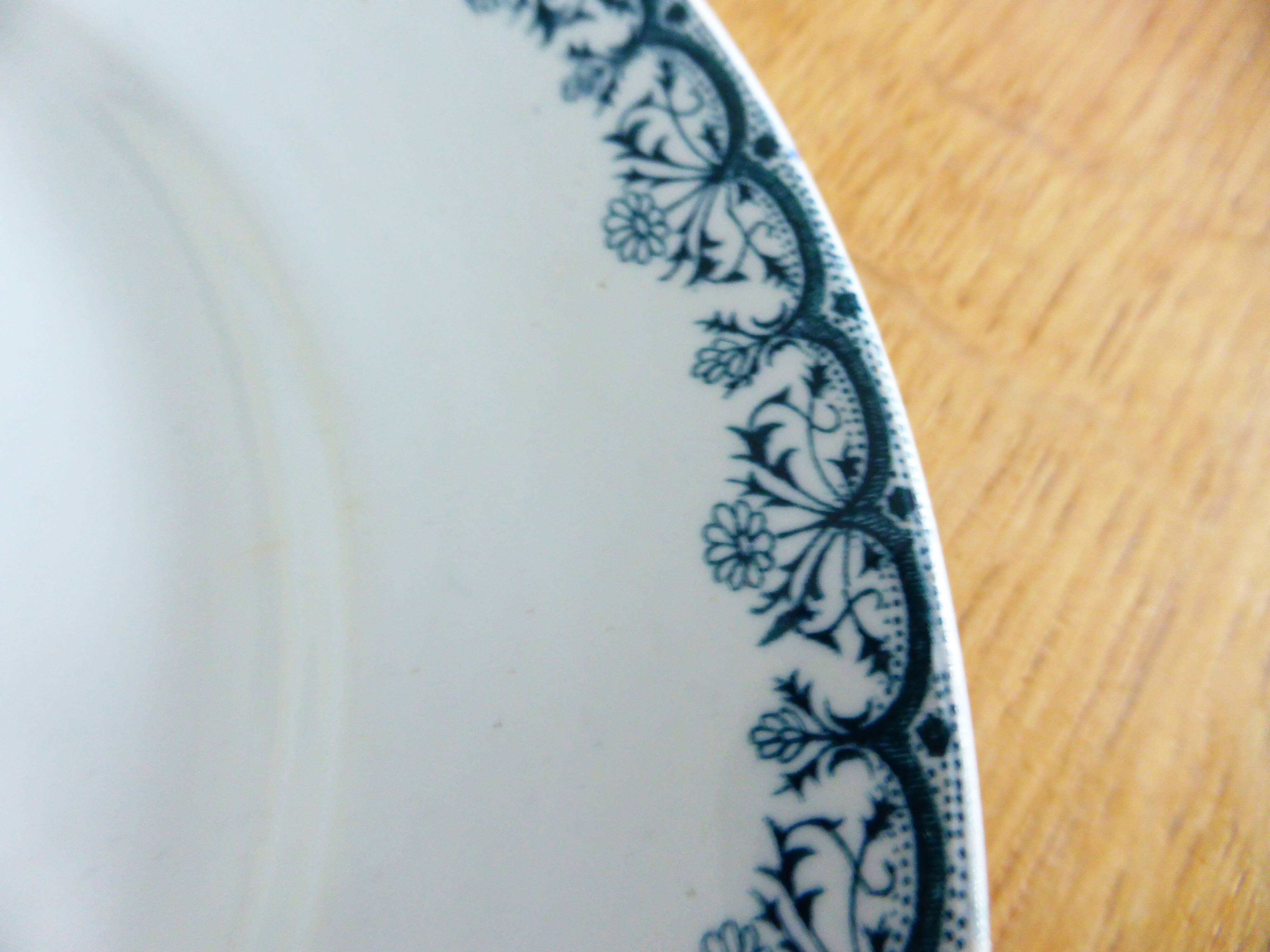 1 assiette plate St Amand et Hamage