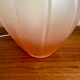 Pink molded glass lamp foot-Art Deco style-Pink décor