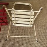 Set of 5 guinguette chairs