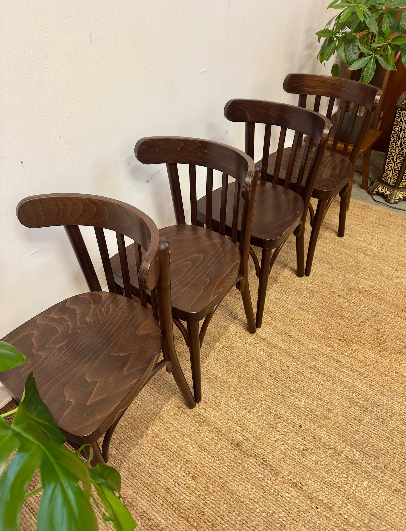 4 bentwood bistro chairs – Baumann style