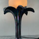 Pair of palm tree lamps in Italian ceramic from the 1970s.