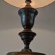Lamp to table in red copper